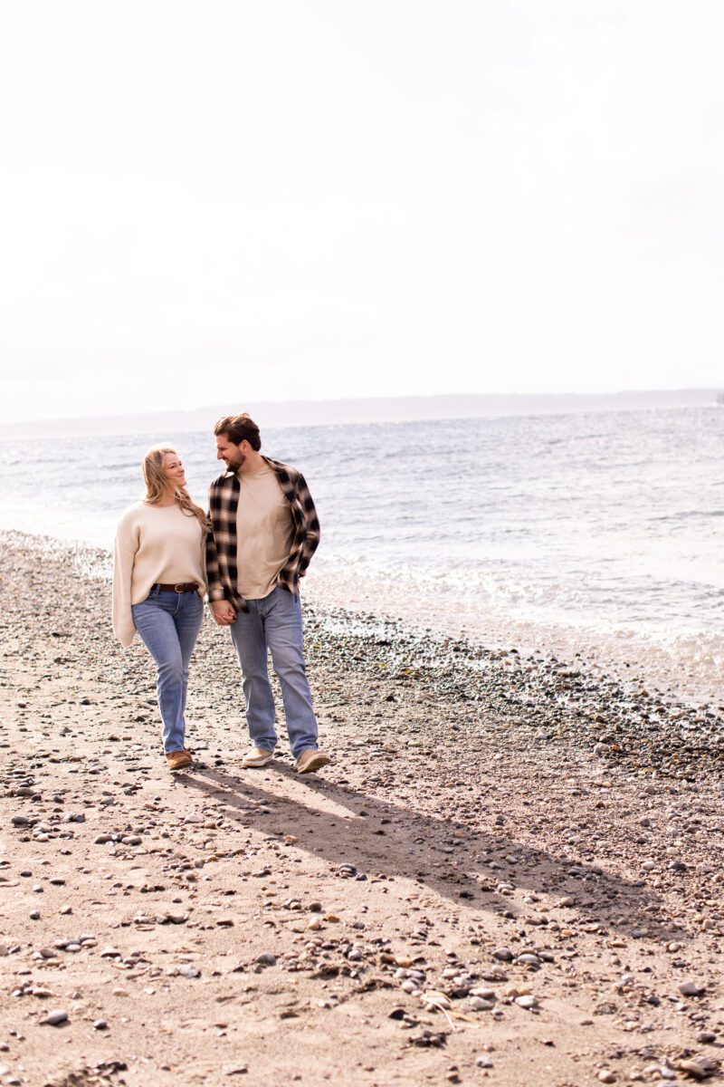 golden gardens beach engagement photos, seattle engagement photos, seattle engagement photographer