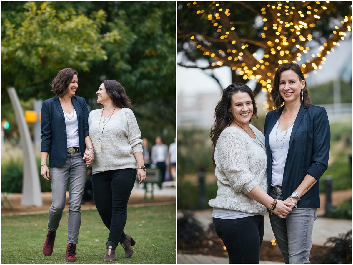 Klyde Warren Park Dallas Couple's Session, Klyde Warren Park Engagement Session, LGBT engagement, LGBT wedding photographer, Dallas Wedding Photographer, Lesbian Engagement, Colorado Engagement Session