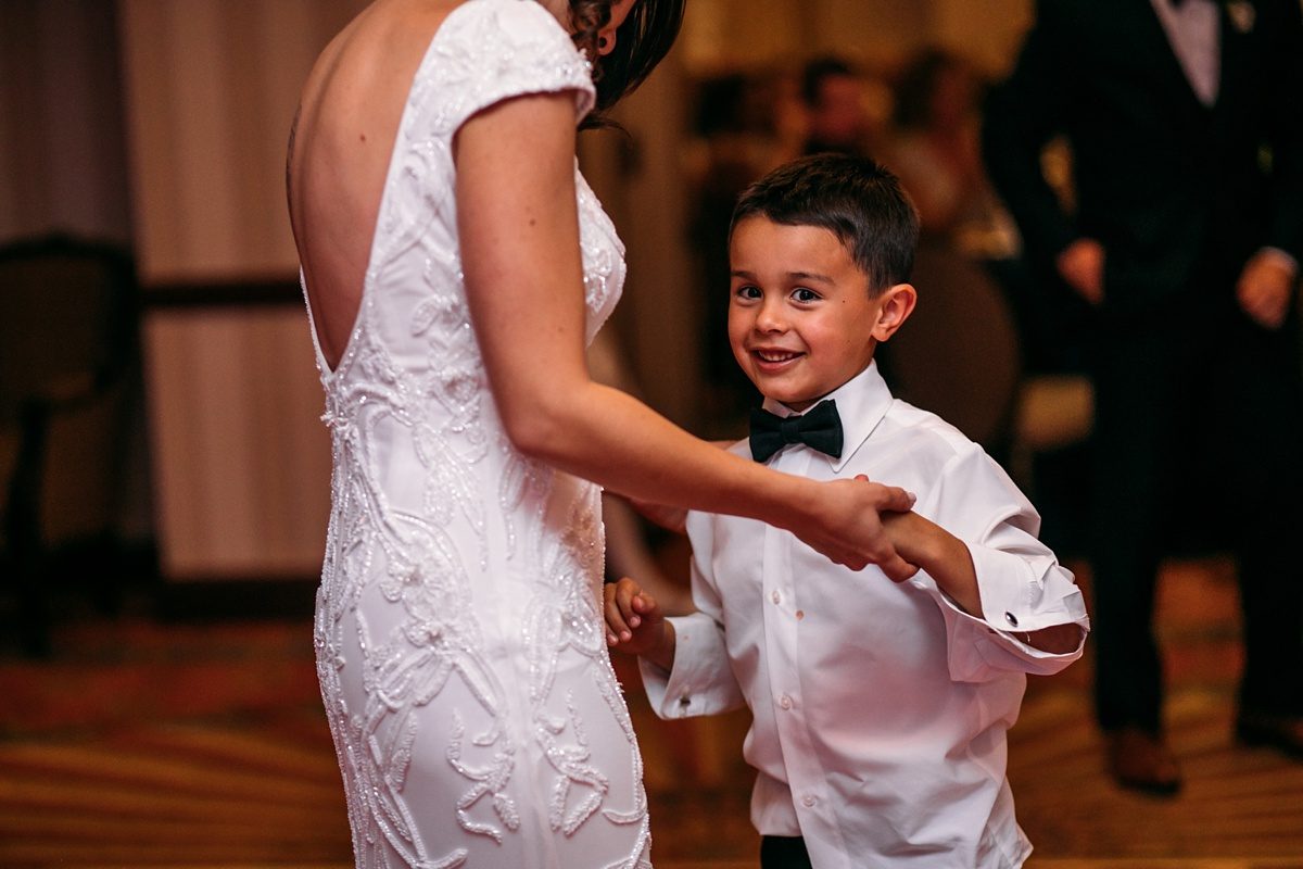 dance floor, bride dancing with son, bride and son, mother and son at wedding, first dance with son, mother and son dance wedding