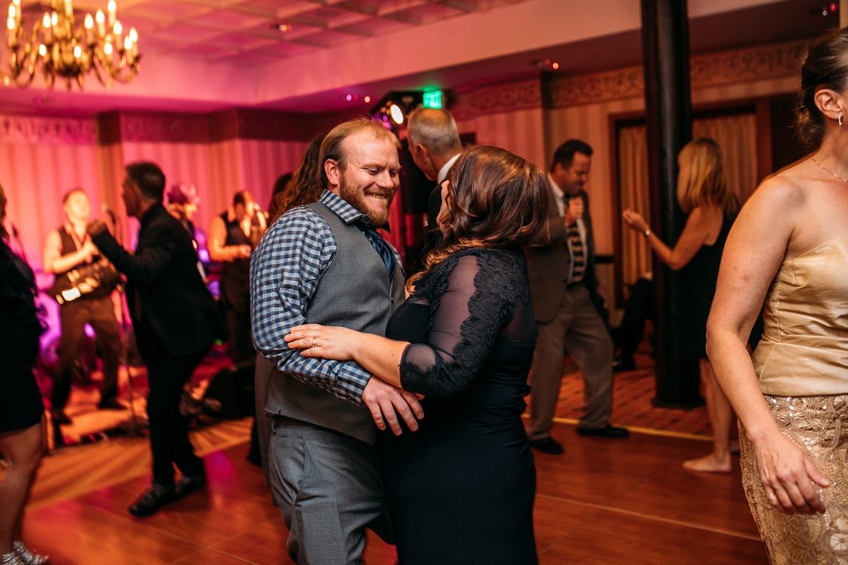 dance floor, live music at events, live band, guests dancing, event venues in colorado, colorado photographer, fun dance floor photos, historic colorado hotels, hotels for events