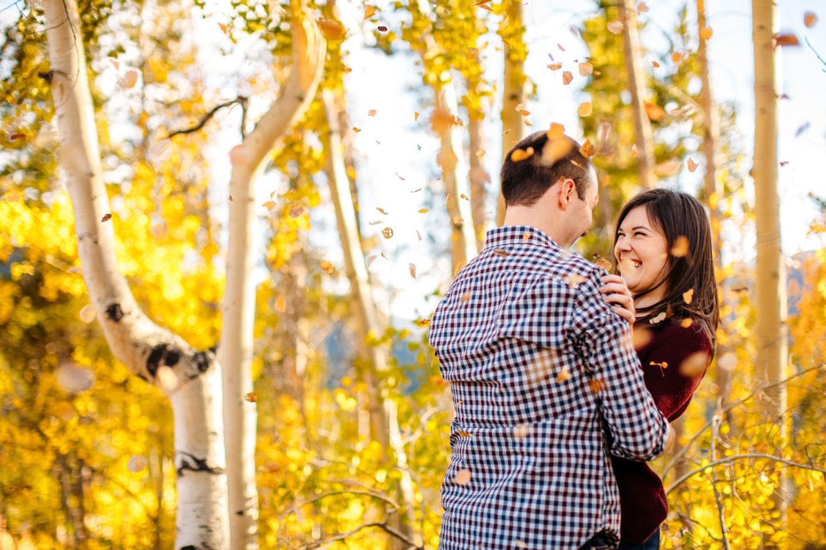 colorado engagement photos, cute engagement photos, fall engagement photos, fall colorado engagement photos, denver engagement photographer, colorado engagement photographer, breckenridge fall engagement photos, boreas pass fall, boreas pass fall engagement photos, colorado photographer, engagement pictures, fall colors, yellow aspens