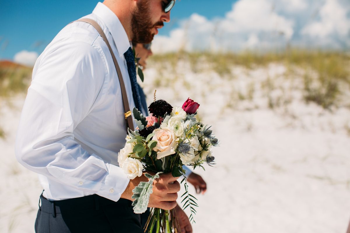 santa rosa beach photographer, santa rosa beach florida wedding, santa rosa beach florida, florida wedding, beach wedding, getting ready wedding, beach accents, destination wedding photographer, destination wedding, wedding party, wedding party photos on the beach