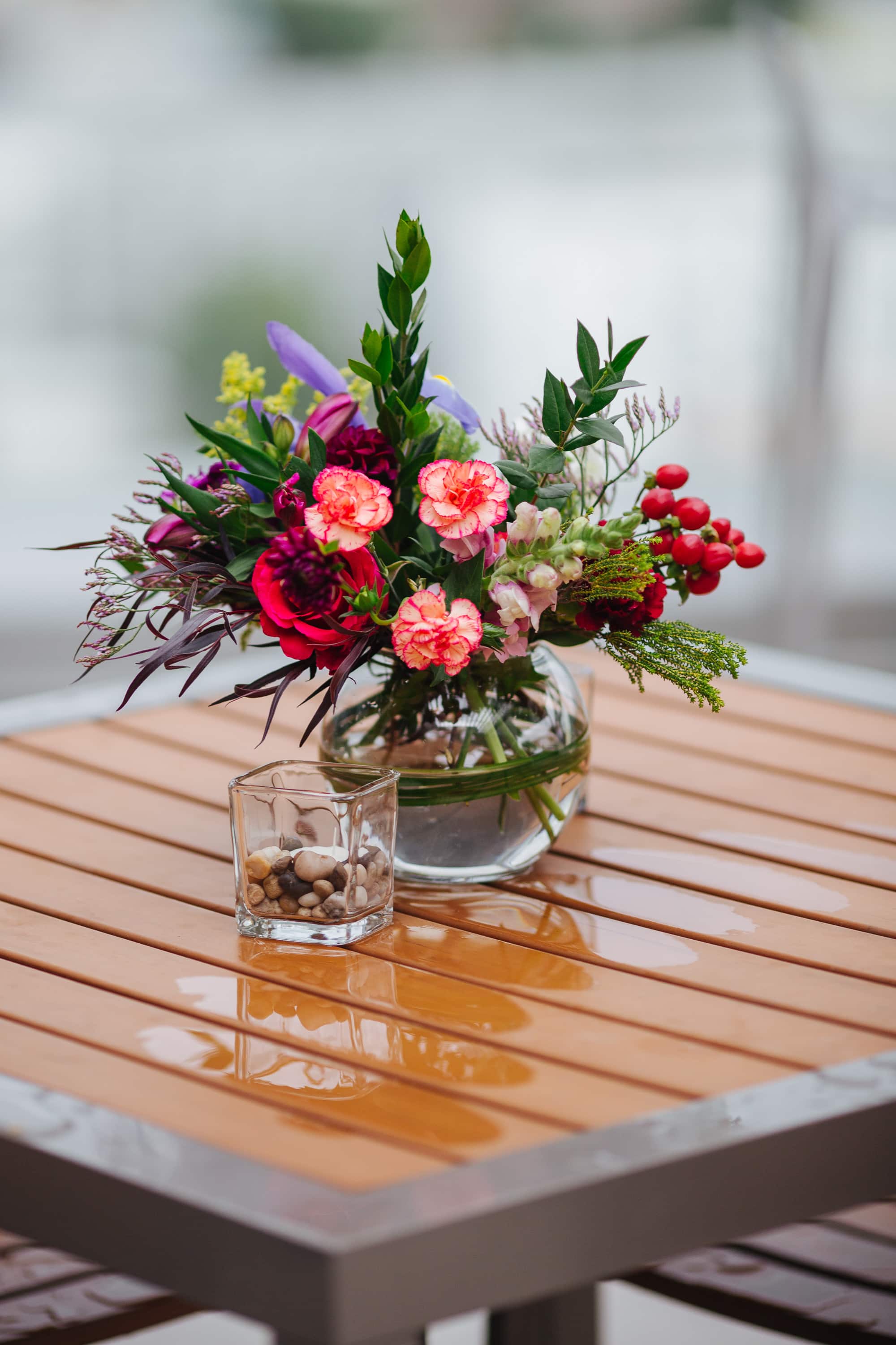 colorful wedding florals, wedding flowers, wedding floral centerpieces, vibrant wedding flowers