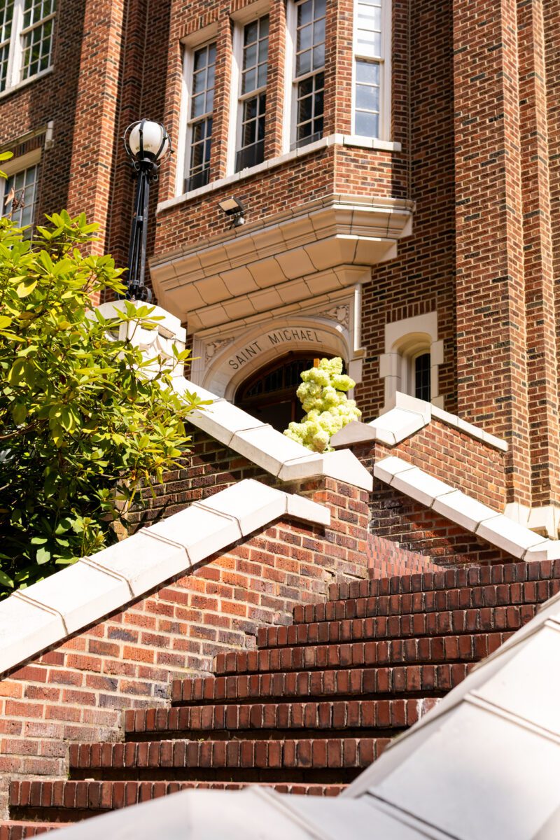 Villa Academy outside shot ahead of wedding ceremony
