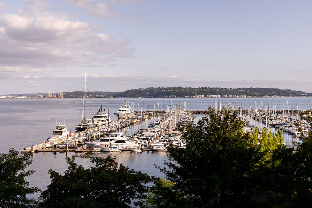 admirals house seattle wedding view
