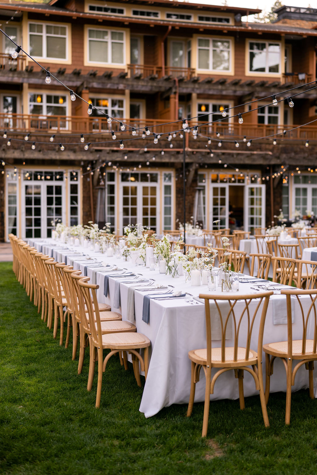 details at alderbrook wedding