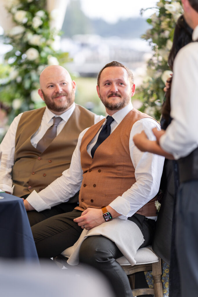Grooms crying during wedding speeches