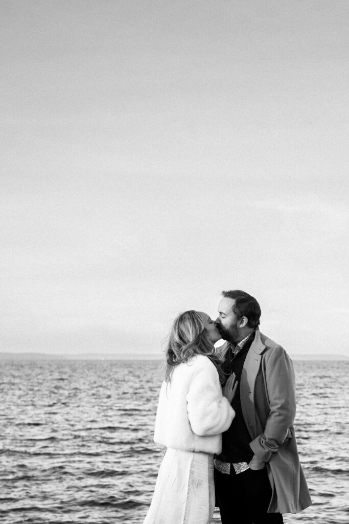 man and woman on the beach