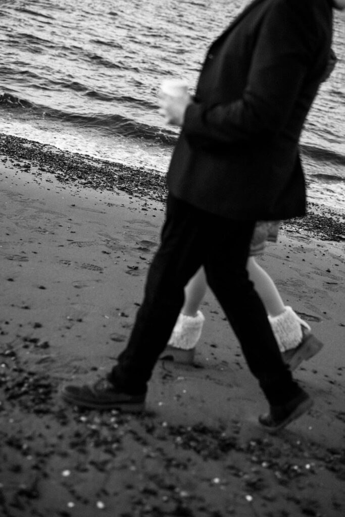 man and woman on the beach