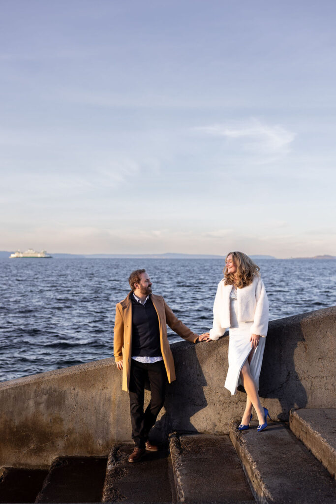 man and woman on the beach