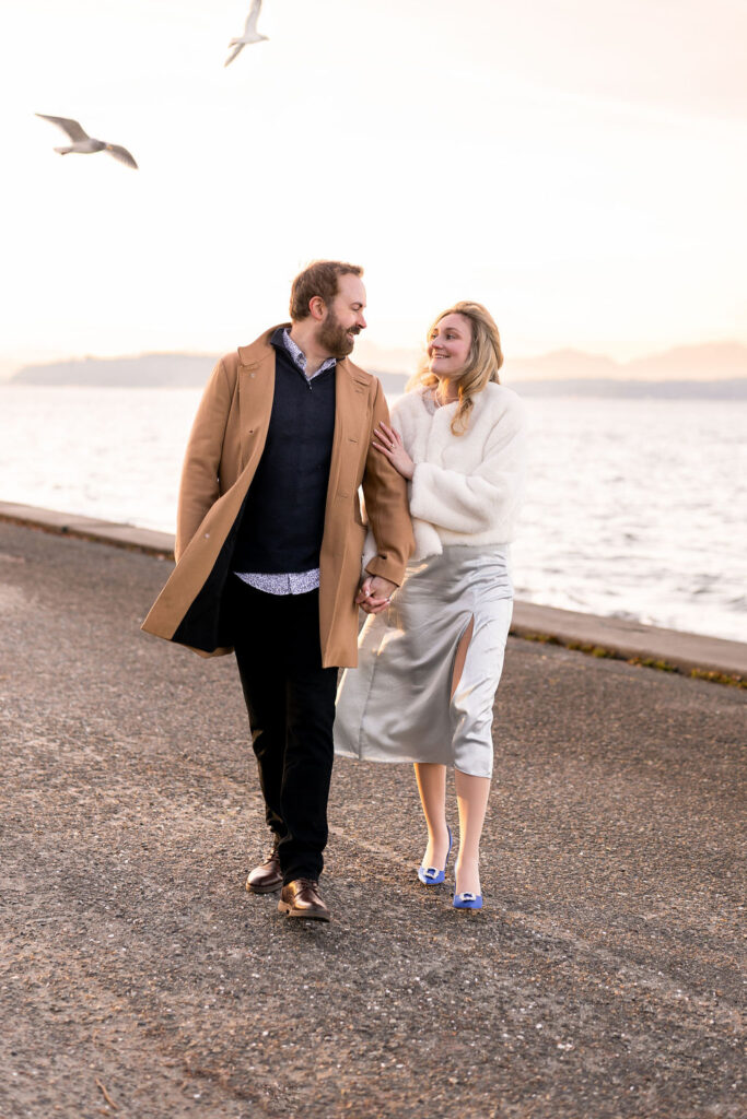 man and woman on the beach