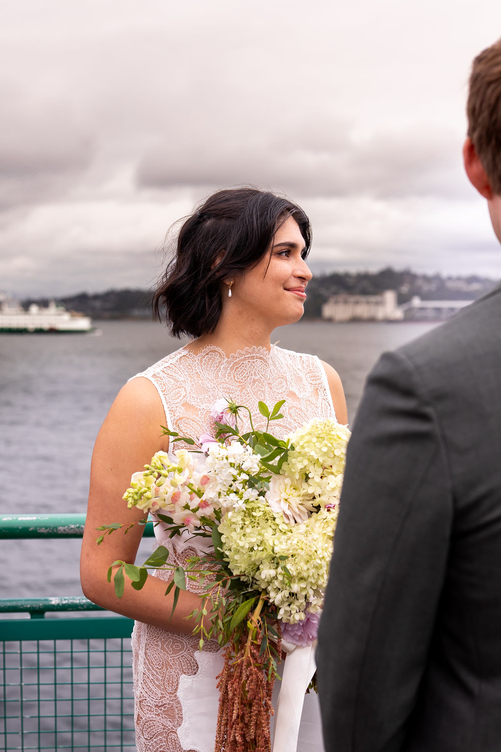 wedding on ferry