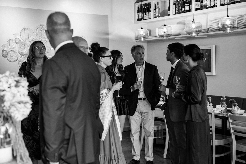 reception guests