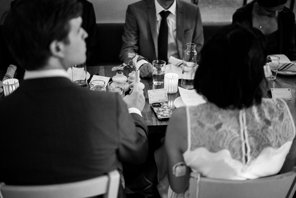wedding reception details
